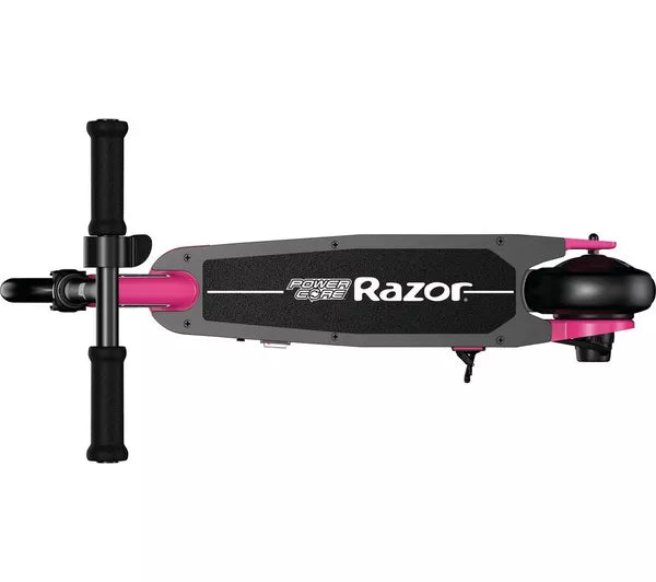RAZOR Power Core S80 Electric Kids' Scooter – Black & Pink