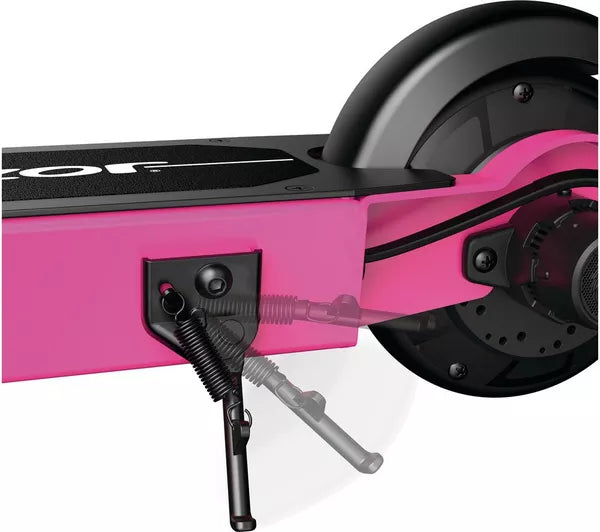 RAZOR Power Core S80 Electric Kids' Scooter – Black & Pink