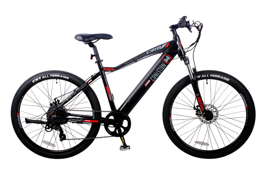 Dallingridge Coniston Hardtail Electric Mountain Bike 250W – Black/Red
